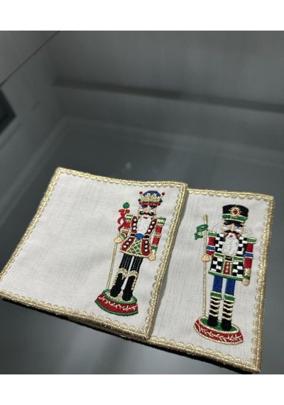 Nutcrackers Kurşun Asker Kokteyl Peçete 2 Li Çok Renkli