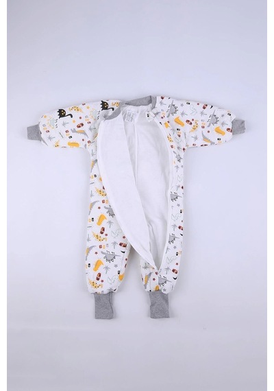 Babyhola 2-9 Yaş Kalın Elyaf Dolgulu 2.5 Tog Premium Kalite Çocuk Uyku Tulumu 23504 Gri