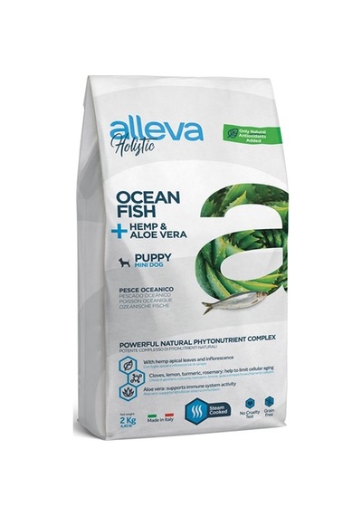 Alleva Holistik Puppy Tahılsız Ringa Balıklı Mini Irk Yavru Köpek Maması 2 KG