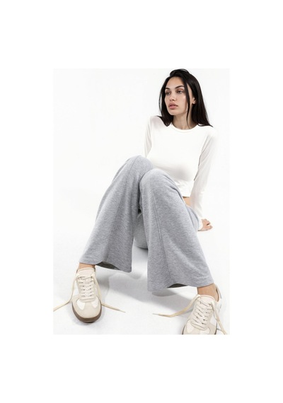 Hiccup Geniş Jogger Pantolon Açık Gri