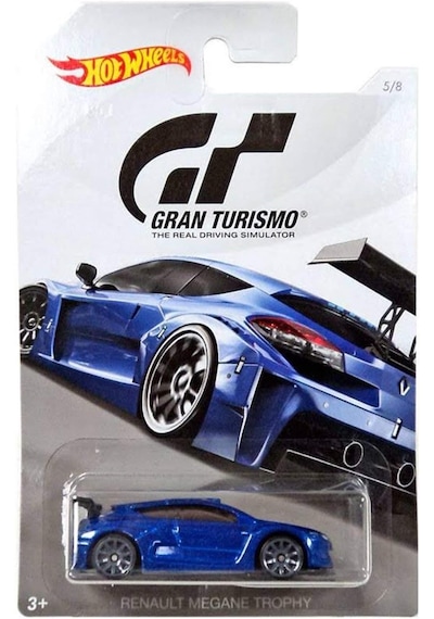 Hot Wheels Gran Turismo Renault Megane Trophy - Mavi - 5/8 - Fkf31 - 2018
