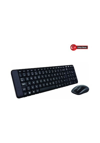 Logitech Mk220 920-003163 Kablosuz Türkçe Q Klavye/mouse Set Lazer