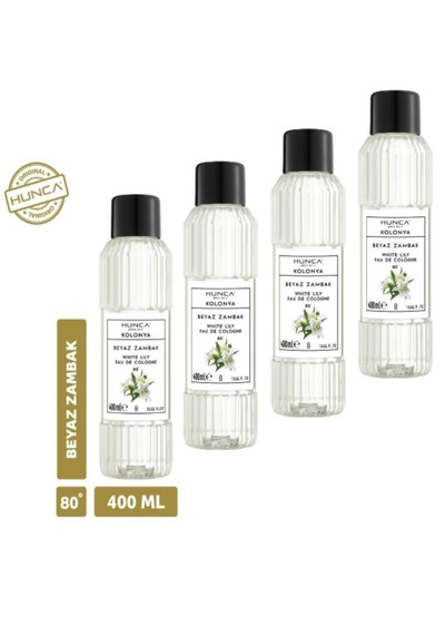 Hunca Beyaz Zambak Kolonyası 4 x 400 ML