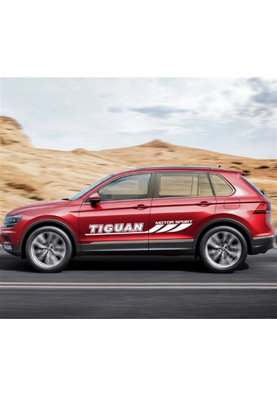 Volkswagen Tiguan Yan Kapı Sticker Etiket Modeli