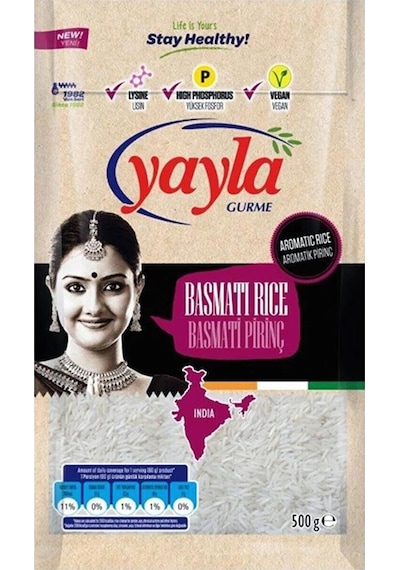 Yayla Basmati Pirinç 8 x 500 G