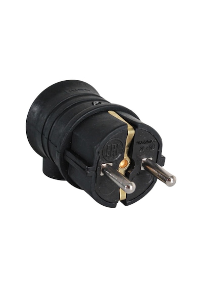Byes 1/16a 220v Monofaze Kauçuk Eğik Fiş 10 Adet