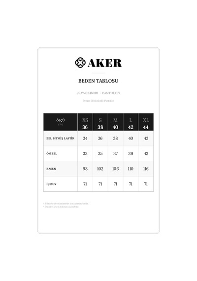 Aker Denim Görünümlü Pantolon Lacivert Lacivert