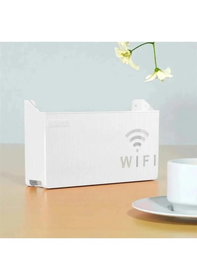 Gri Wifi Kutusu Duvar Asılabilir Sigorta Ve Modem Saklama Kutusu 25x15x6 Cm Standart