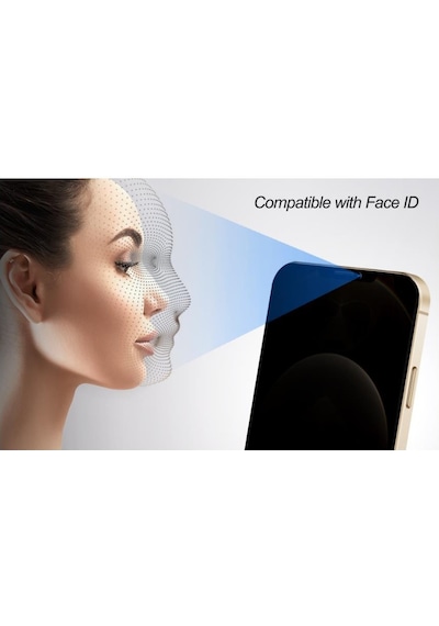 Vendas Apple Uyumlu iPhone 12 Pro Hide Serisi Privacy Tam Kaplama Hayalet Ekran Koruyucu