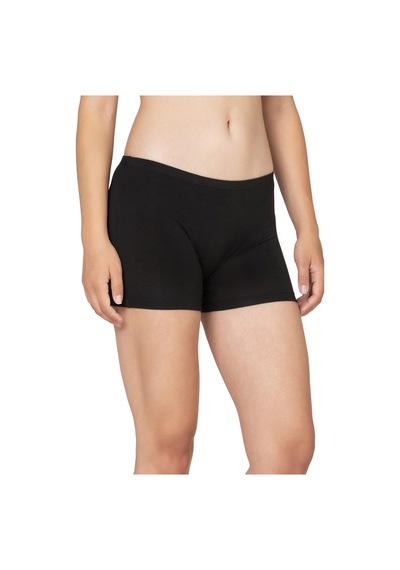 Özkan Underwear Özkan 27782 Kadın Premium Kumaş Modal Pamuklu Esnek Rahat Mini Boxer Şort Tayt Siyah
