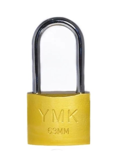 Eko Sarı Boyalı Uzun Kancalı Asma Kilit 50mm Çok Renkli