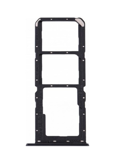 Teknonet Tecno Camon 18 Uyumlu Hafıza Kart + Sim Metali - Siyah -