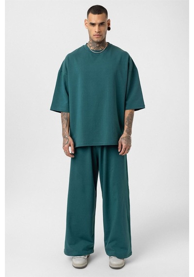 Süper Oversize Takım Petrol
