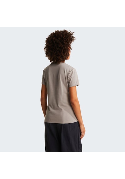 The North Face W Evolutıon Sımple Dome Slm Short Sleeve Kadın Tişört Nf0a8fx72mb1 Gri