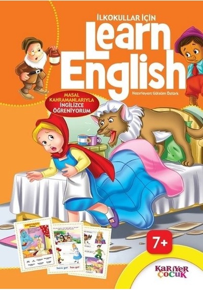 İlkokullar İçin Learn English-Turuncu - Kariyer Çocuk