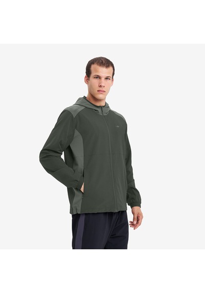 Lescon Haki Erkek Fermuarlı Kapüşonlu Sweatshirt 26n-1148