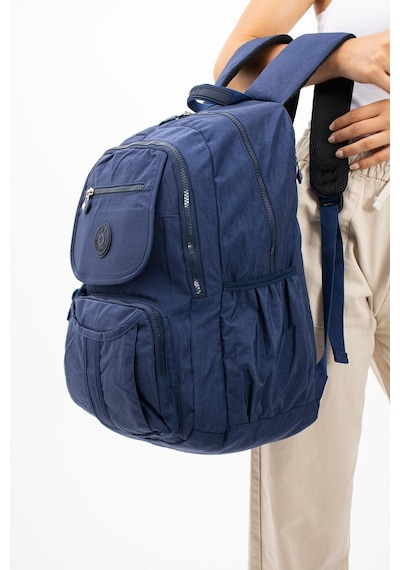 571 Collections Ultra Hafif Çok Cepli Su Geçirmez Sırt Çantası Unisex Laci Model: 571-2e - Lacivert