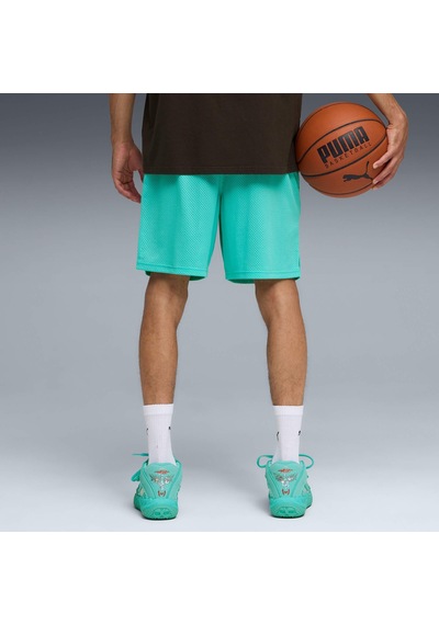 Puma Melo World Erkek Geniş Kesim 7" Basketbol Şortu 634607 01 Yeşil