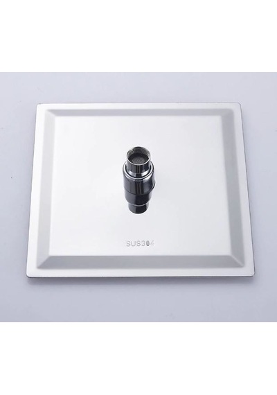 Banyo Sart Kare Tepe Duş Seti Başlığı 30x30 Paslanmaz Metal Krom