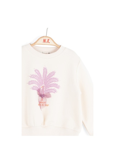 Xo Kids Kız Çocuk Sweatşirt 9-36 Ay 39625 Krem