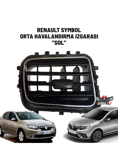 Renault Symbol Joy - Touch Kalorifer Orta Sol Havalandırma Izgarası  687512103r 687510983r