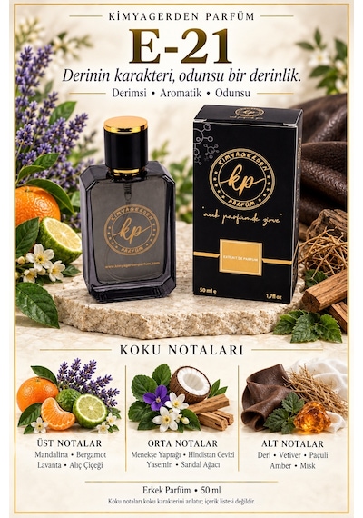 KP E-21 Erkek Parfüm EDP  50 ML