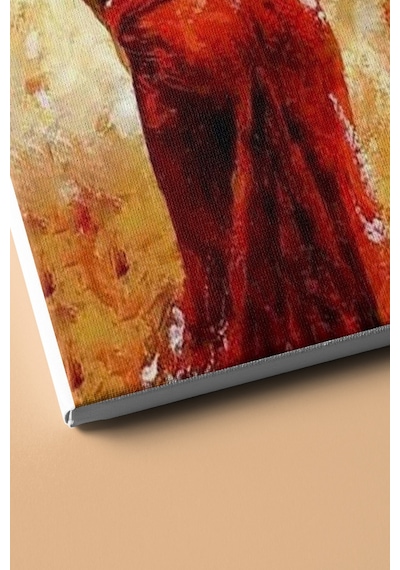 Webstyle Tutkulu Kadın Sayılarla Boyama Seti Kasnaklı 40x50 Cm