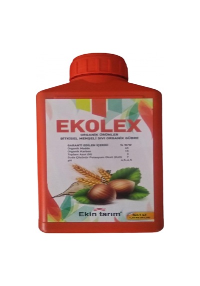 Ekolex Organik Sıvı Gübre 4 Litre. Karbon. Azot. Potasyum Içerik
