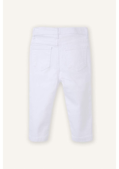Defacto Düz Paça Pantolon Erkek Bebek B6744a526spwt34 Beyaz-wt34