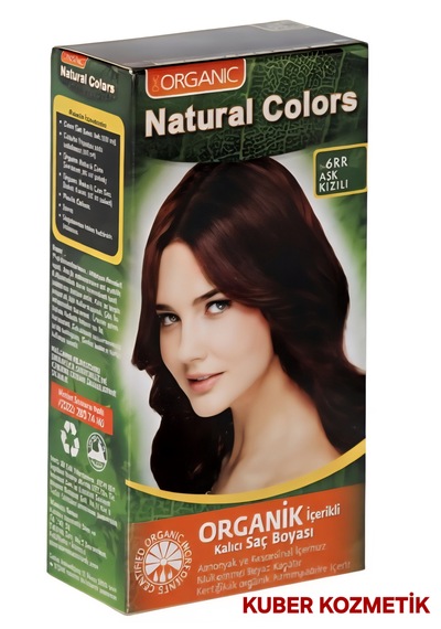 Natural Colors 6rr Aşk Kızılı Organik İçerikli Amonyaksız Kalıcı Saç Boyası