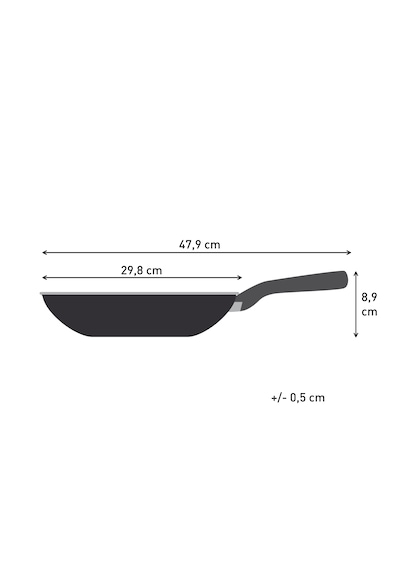 Tefal Experience Fusion Core 9x Wok Tava - 28 Cm 001 Siyah