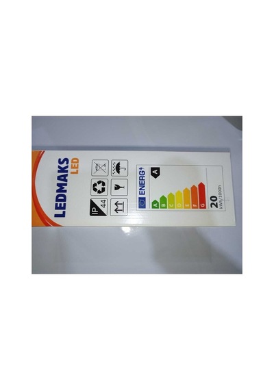 Ledmaks Siyah Led Yarım Ay Aplik 6500k Beyaz Işık