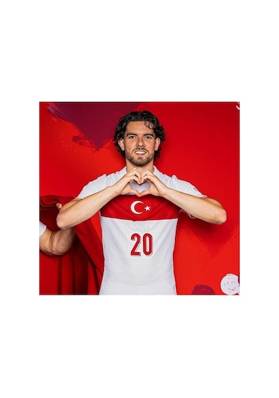 Türkiye Euro 2024 Ferdi Kadıoğlu Iç Saha Forması White Çok Renkli