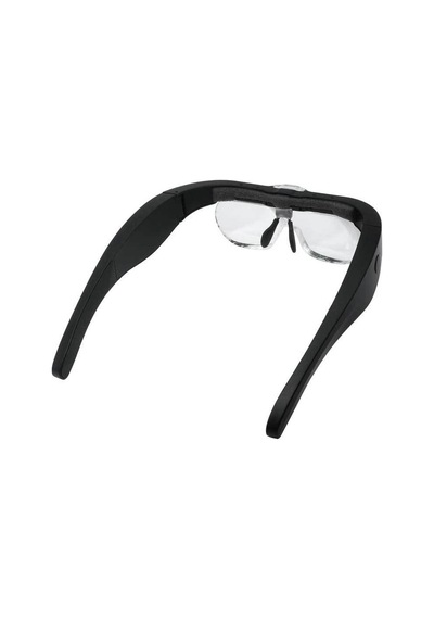 Hombey Tamir Ve Okuma İçin Led Işıklı Büyüteç Gözlük - 4 Farklı Büyüme Oranı 1.5x, 2.5x, 3.5x, 5.0x Lens Seti Multicolor