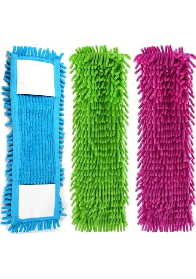 Mikrofiber Makarna Yedek Mop Paspas 60cm 3 Adet