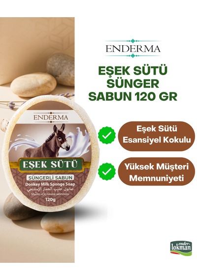 Eşek Sütü Süngerli Sabun 120gr