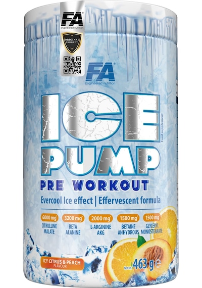 Fa Nutrition İce Pump Pre Workout Citrus & Peach Aroması 463 G