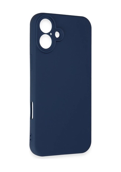 Apple İphone 16 Uyumlu Kılıf First Silikon - Lacivert