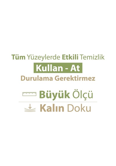 Sleepy Easy Clean Arap Sabunu Katkılı Yüzey Temizlik Havlusu 100x3 300 Yaprak Diğer