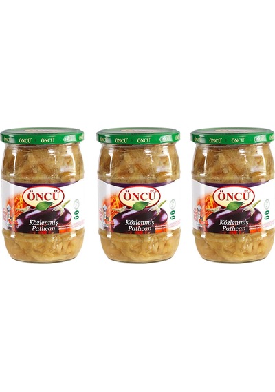Öncü Közlenmiş Patlıcan 650 Gr X 3 Adet