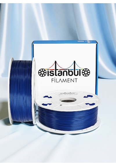 İstanbul Filament 3d Baskı Pla Filament Lacivert Renk 1 Kg Ø 1,75mm 0,05 Mm Bambu Lab Uyumlu 1.75mm