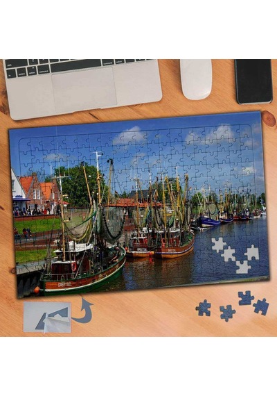 Çöldeki Akan Sular, Taşlar 240 Parça Puzzle Yapboz Tablo-659