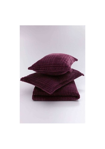 Merinos Cherry Çift Kişilik Modernline 3 Parça Yatak Örtüsü Vişne Çürügü