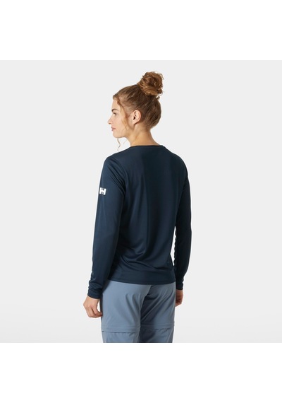 Helly Hansen W Hh Tech Crew Ls 2.0 Uv Üst Kadın Sweatshirt-32404 Lacivert