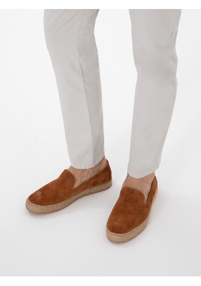 Cacharel Taba %100 Deri Loafer Ayakkabı