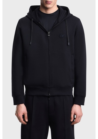 Emporio Armani Pamuklu Regular Fit Kapüşonlu Fermuarlı Sweat Erkek Sweat Em004538 Af10013 Ub118 Lacivert