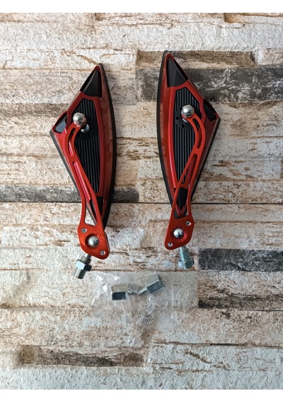 Dikiz Aynası Set Kırmızı 10mm Takım