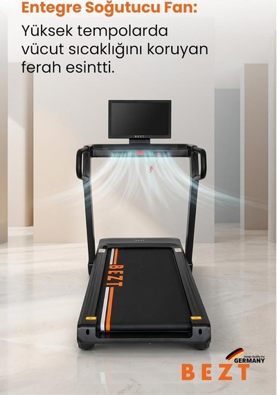 Run Smart Ultra 4 Hp Ekranlı Koşu Bandı 180 Kg Kapasite/telefon Yansıtmalı Led