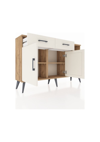 Arges Konsol 5 Raflı 2 Çekmeceli 2 Kapaklı 132x30x83 Çam-aytaşı/aytaşı Aytaşı/aytaşı Arges Konsol 5 Raflı 2 Çekmeceli 2 Kapaklı 132x30x83 Çam-aytaşı/aytaşı Aytaşı/aytaşı