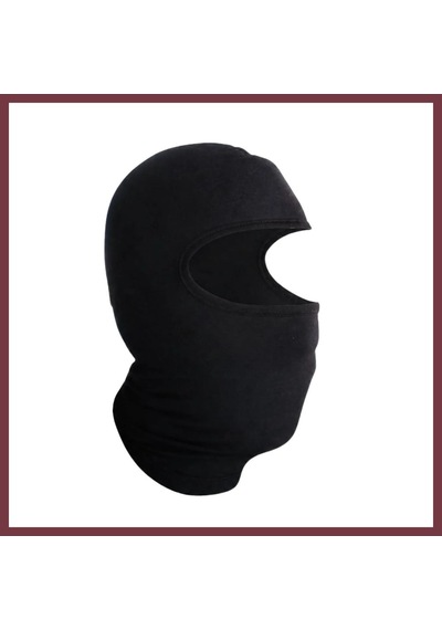 Storeşahin Unisex Düz Siyah Balaklava 1 Adet Tek Beden Viskoz Kask İçi Motosiklet Outdoor Maske Renk: Siyah Beden: Standart Shn0720